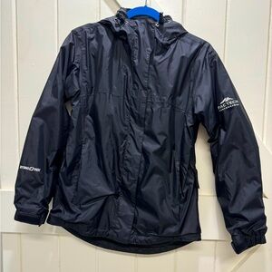XS Pacific Trail PacTech Black Rain/Windbreaker Jacket